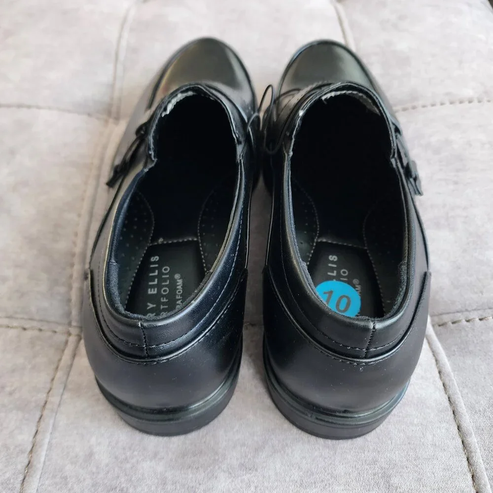 NEW Perry Ellis Men's Drexler Slip-On Dress Shoes Size 10 Wide